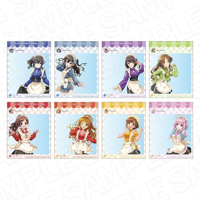 アイドルマスター シンデレラガールズ SNS風クリアスナップ(ブラインド) ジャージメイド ver.(1BOX)