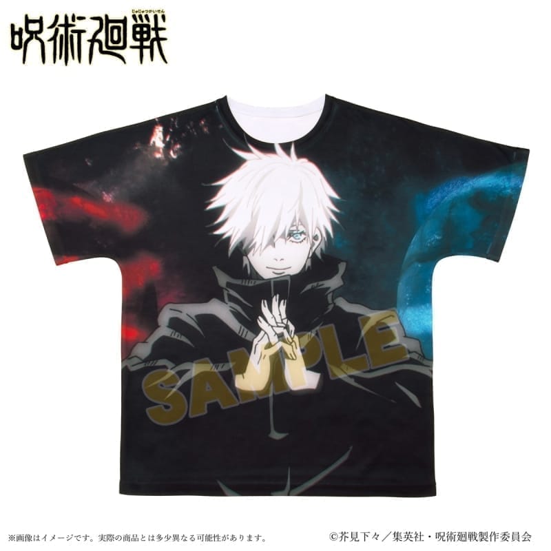 呪術廻戦 ポートレイトフルグラフィックTシャツ 五条悟 XL