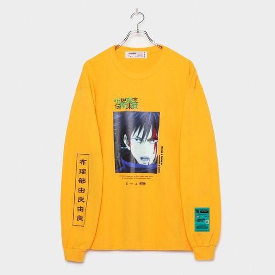 呪術廻戦×LEGENDA 伏黒恵 l/s Tee(Yellow/Black)