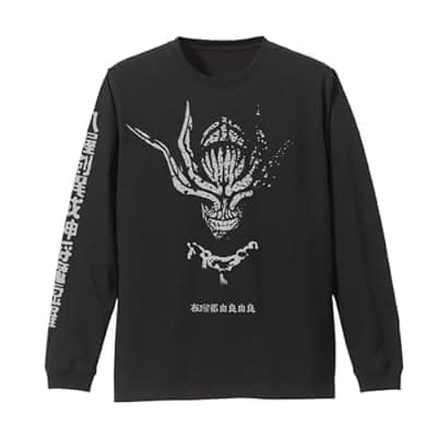 呪術廻戦 八握剣 異戒神将 魔虚羅 袖リブロングスリーブ Tシャツ/BLACK-M