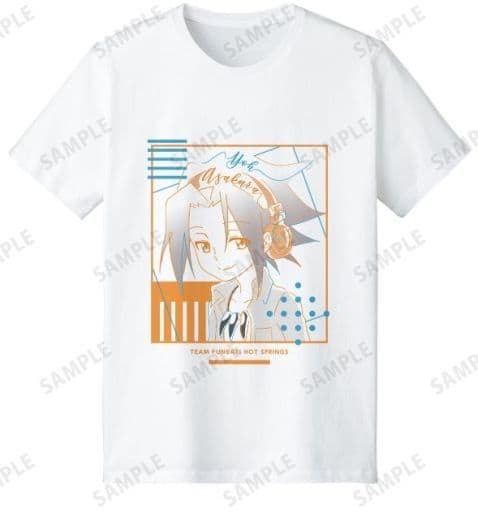 麻倉葉 lette-graph Tシャツ ホワイト メンズLサイズ 「シャーマンキング」