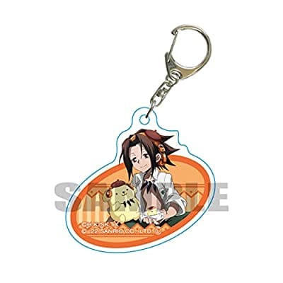 SHAMAN KING×サンリオキャラクターズ アクリルキーホルダー 麻倉 葉×ポムポムプリンB