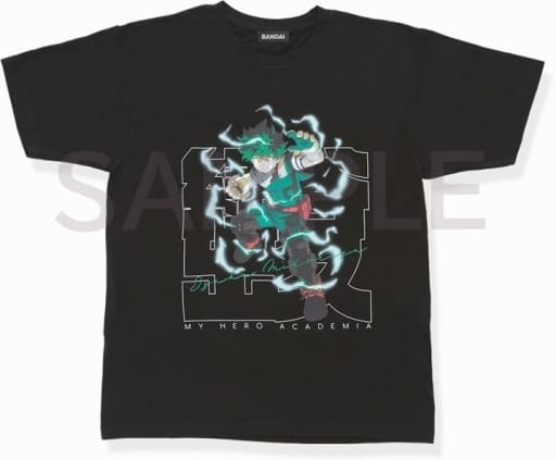 僕のヒーローアカデミア 緑谷出久 Tシャツコレクション3 ブラック Sサイズ