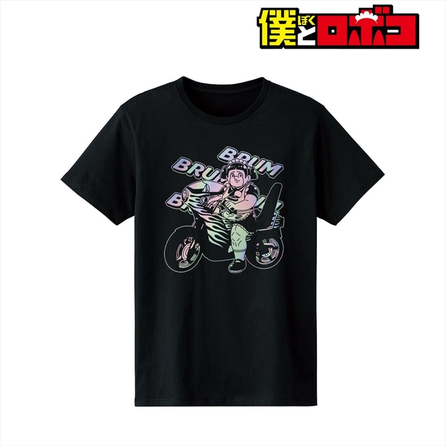 僕とロボコ 描き下ろしイラスト ロボコ バイクver. ホログラムTシャツメンズ(サイズ/M)