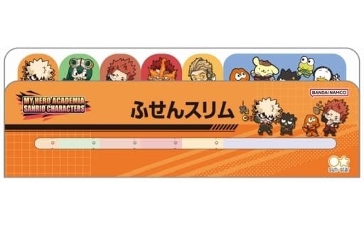 僕のヒーローアカデミア×サンリオキャラクターズ 付箋スリム ヒロアカ×サンリオ B