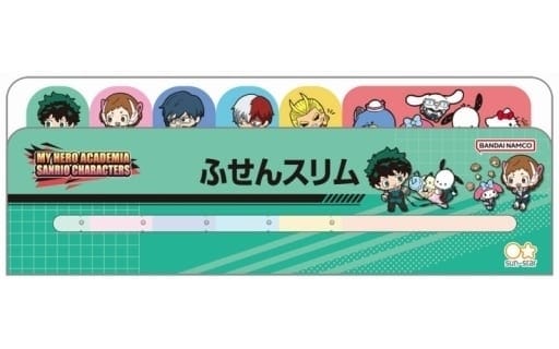 僕のヒーローアカデミア×サンリオキャラクターズ 付箋スリム ヒロアカ×サンリオ A