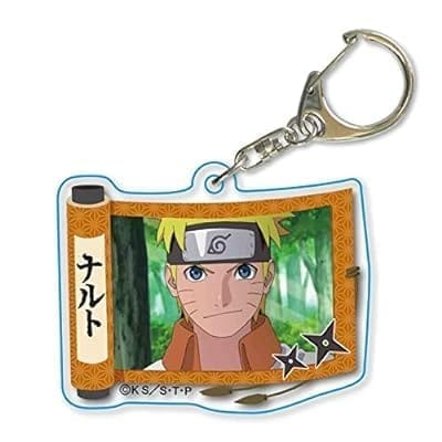 NARUTO -ナルト- 疾風伝 巻物アクリルキーホルダー/うずまきナルト(オレンジ)