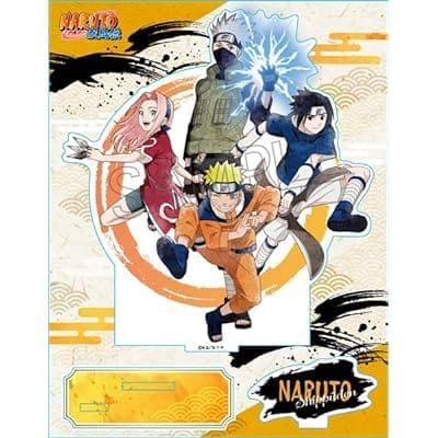 NARUTO -ナルト- 疾風伝 アクリルスタンド(L) -忍の軌跡- 第七班