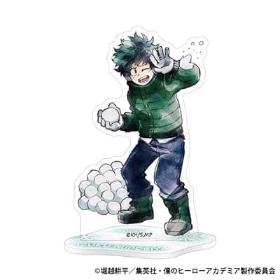 僕のヒーローアカデミア アクリルスタンド/緑谷出久 Art-pic 雪合戦