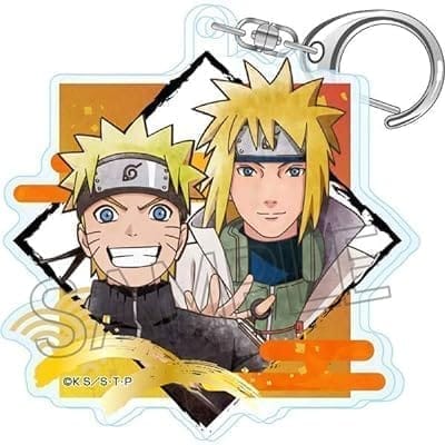 NARUTO -ナルト- 疾風伝 アクリルキーホルダー -忍の軌跡- ナルト&ミナト