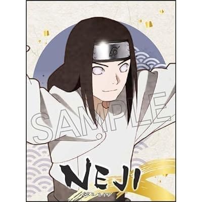 NARUTO -ナルト- 疾風伝 ヴィンテージシリーズ ステッカー 日向ネジ