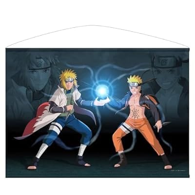 うずまきナルト&波風ミナト 描き下ろし B2タペストリー 「NARUTO-ナルト- 疾風伝」