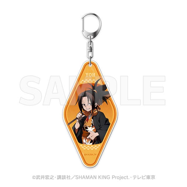 SHAMAN KING モーテル風キーホルダー 麻倉葉 着物ver.