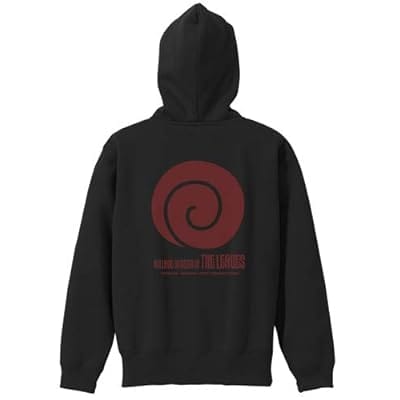 BORUTO-ボルト- NARUTO NEXT GENERATIONS 木ノ葉隠れの里 ジップパーカー/BLACK-XL