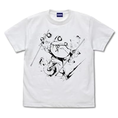 NARUTO-ナルト- 疾風伝 ナルト Tシャツ 墨絵Ver./WHITE-L