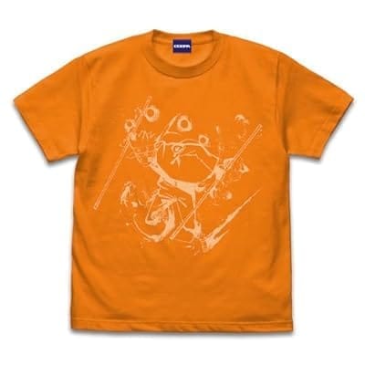 NARUTO-ナルト- 疾風伝 ナルト Tシャツ 墨絵Ver./ORANGE-L