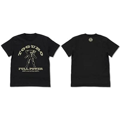 幽☆遊☆白書 戸愚呂弟 100%中の100% Tシャツ/BLACK-M