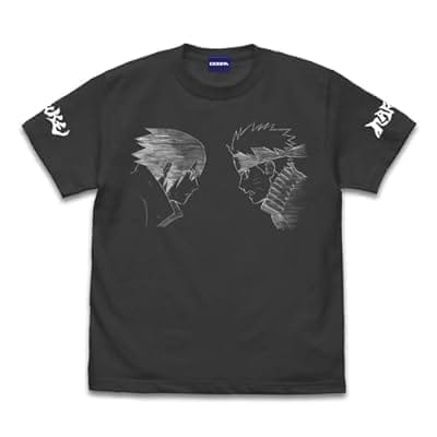 NARUTO-ナルト- 疾風伝 ナルト&サスケ Tシャツ/SUMI-L