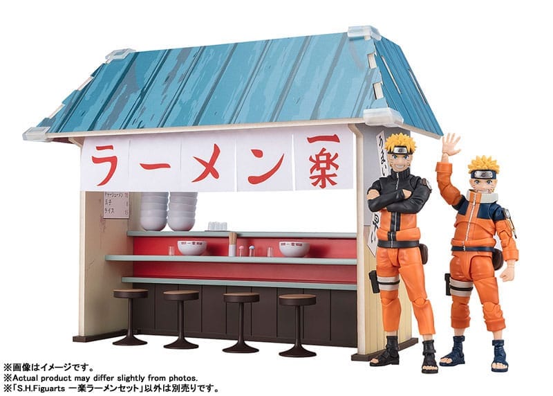 S.H.Figuarts 『NARUTO-ナルトー 疾風伝ー』 一楽ラーメンセット (塗装済み完成品フィギュア)