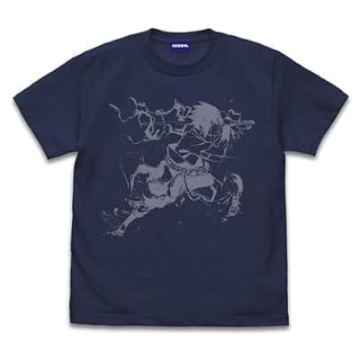 NARUTO-ナルト- 疾風伝 サスケ Tシャツ 墨絵Ver./INDIGO-XL