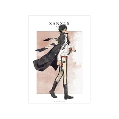 家庭教師ヒットマンREBORN! 描き下ろし XANXUS(10年後) 歩みver. A3マット加工ポスター