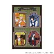 PETANTシール「NARUTO-ナルト- 疾風伝」01/ナルト&サスケ&ミナト&イタチ 収穫祭ver.(描き下ろしイラスト)>