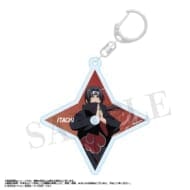 NARUTO-ナルト- 疾風伝 手裏剣型アクリルキーホルダー F.うちはイタチ>