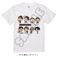 ハイキュー!! みんなmochocho化大作戦!第6弾 Tシャツ M-IA 集合 ホワイト Lサイズ