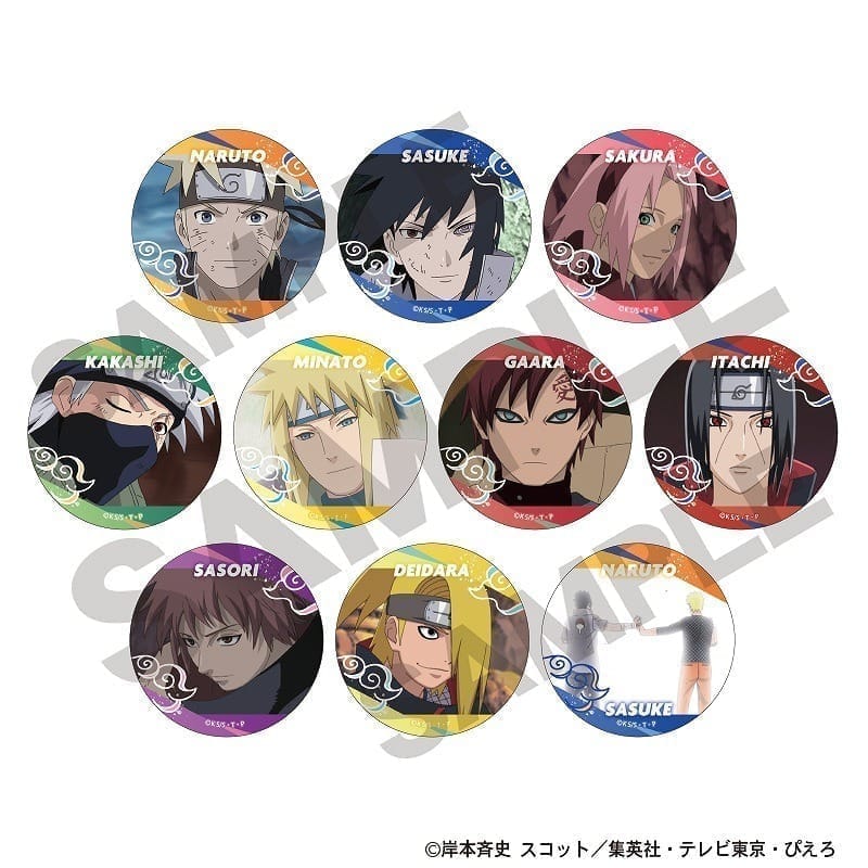 NARUTO-ナルト- 疾風伝 トレーディング缶バッジvol.1 10個入り1BOX