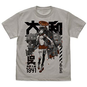 艦隊これくしょん -艦これ- 大和 Tシャツ/LIGHT GRAY-S