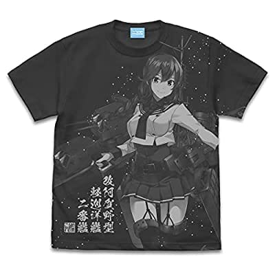 艦隊これくしょん～艦これ～ 衣類 能代改ニ オールプリントTシャツ スミ Lサイズ