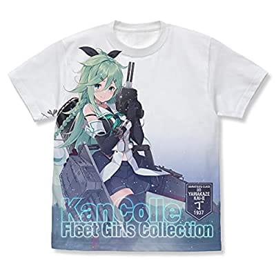 艦隊これくしょん -艦これ- 山風改ニ丁 フルグラフィックTシャツ/WHITE-L