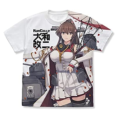 艦隊これくしょん～艦これ～ 大和改ニ フルグラフィックTシャツ ホワイト Lサイズ