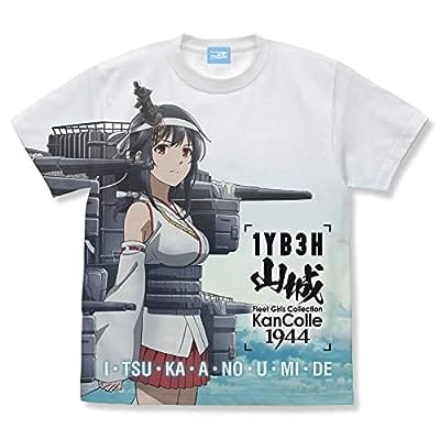 「艦これ」いつかあの海で 山城 フルグラフィックTシャツ/WHITE-L