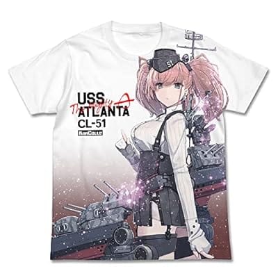 艦隊これくしょん -艦これ- アトランタ フルグラフィックTシャツ/WHITE-XL