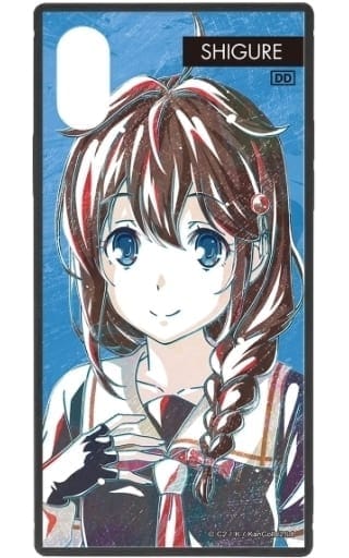 「艦これ」いつかあの海で 時雨 Ani-Art スクエア強化ガラスiPhoneケース(対象機種/iPhone 14 Pro Max)