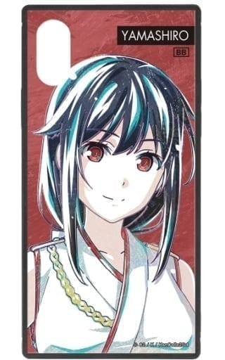 「艦これ」いつかあの海で 山城 Ani-Art スクエア強化ガラスiPhoneケース(対象機種/iPhone X/XS)