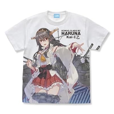 艦隊これくしょん -艦これ- 榛名改ニ乙 フルグラフィックTシャツ/WHITE-XL