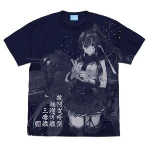 艦隊これくしょん -艦これ- 矢矧改ニ オールプリントTシャツ/NAVY-M