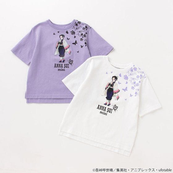 鬼滅の刃×ANNA SUI mini TシャツB 胡蝶しのぶ【再販:2021年7月発送】