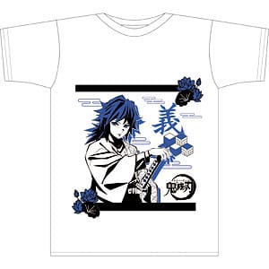 鬼滅の刃 ボトルTシャツ I柄 冨岡義勇 White XS