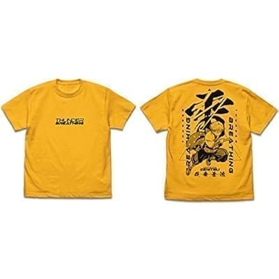 鬼滅の刃 無限列車編 雷の呼吸 我妻善逸 Tシャツ/GOLD-S