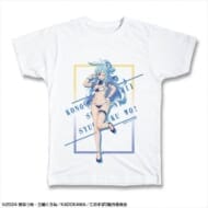 この素晴らしい世界に祝福を!3 Tシャツ XLサイズ デザイン01(アクア/バニー風水着ver.)【描き下ろし】