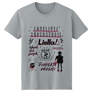 ラブライブ!スーパースター!! 嵐千砂都 Ani-Sketch Tシャツ メンズ S