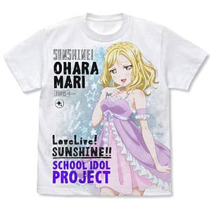 ラブライブ!サンシャイン!! 小原鞠莉 フルグラフィックTシャツ パジャマVer./WHITE-XL