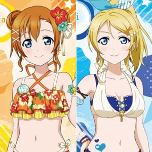 ラブライブ!スクールアイドルフェスティバルALL STARS スクエアカンバッジ μ’s 水着 ver