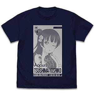 ラブライブ!サンシャイン!! 津島善子 Tシャツ ALL STARS Ver./NAVY-XL