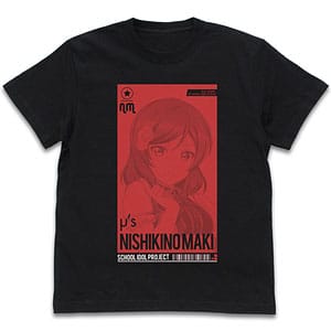 ラブライブ! 西木野真姫 Tシャツ ALL STARS Ver./BLACK-XL