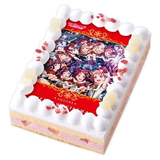 [キャラデコプリントケーキ クリスマス] ラブライブ!サンシャイン!!