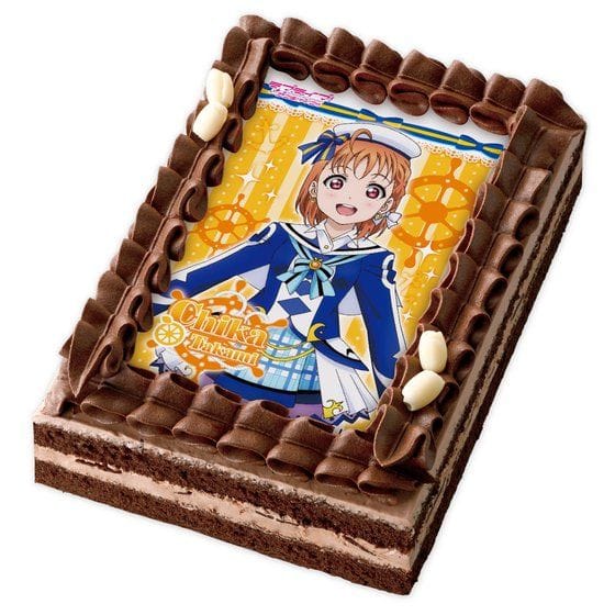 [キャラデコプリントケーキ]ラブライブ!サンシャイン!! 高海千歌(チョコ)